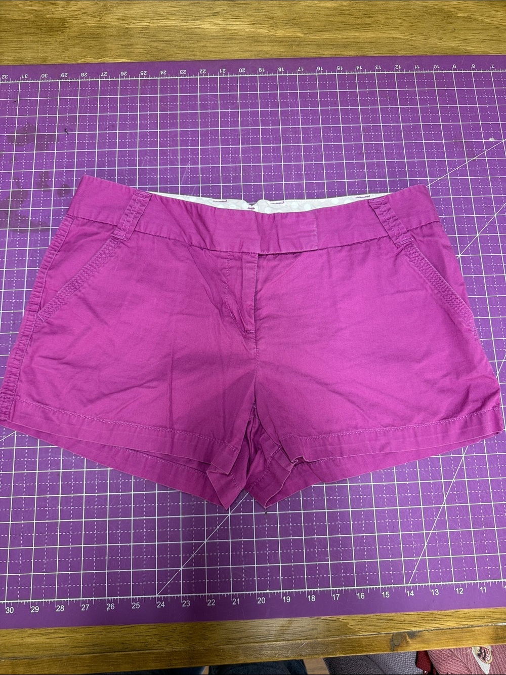 J crew Classic Women's Pink Cotton Blend Shorts